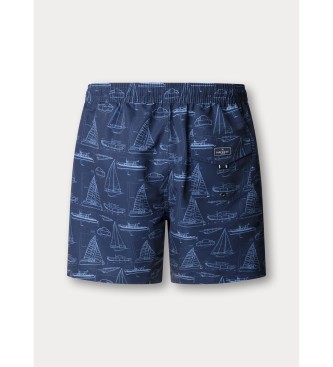 Hackett London htg zwemkleding jacht blauw marineblauw