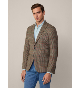 Hackett London Htooth beige blazer