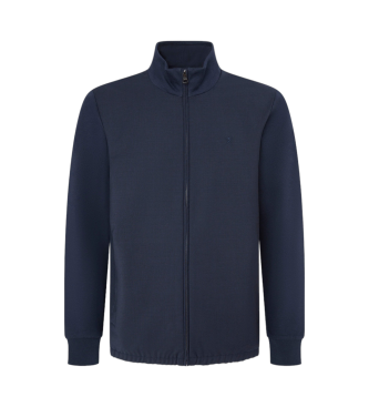 Hackett London Hybrid Fz-jakke marinebl