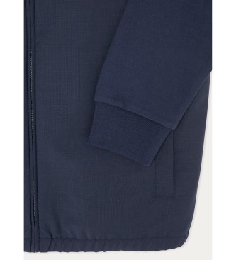 Hackett London Jakna Hybrid Fz Navy