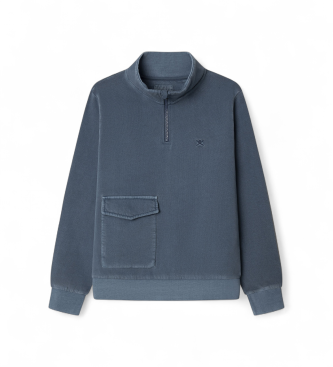 Hackett London Sweatshirt Tasche navy
