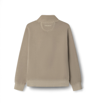 Hackett London Tasche beige Sweatshirt