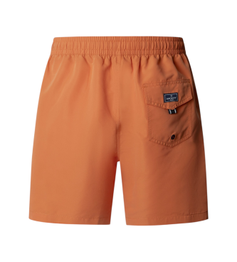 Hackett London Icon Effen oranje badpak