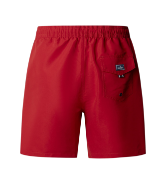 Hackett London Icon Effen rood badpak