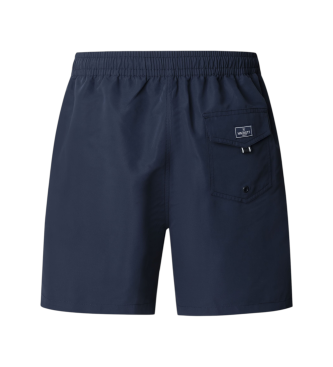 Hackett London Icon Effen blauw badpak