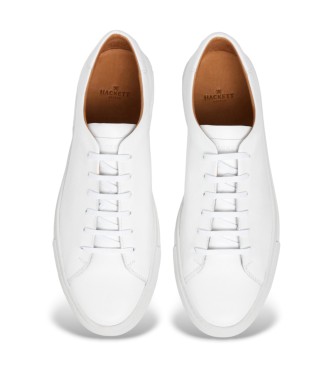 Hackett London Sneakers in pelle Idol Derby bianche