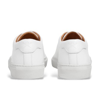 Hackett London Sneakers in pelle Idol Derby bianche