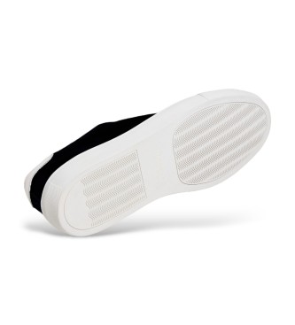 Hackett London Sneakers Idol in morbida pelle blu navy