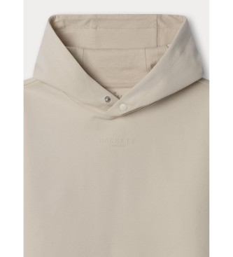 Hackett London Sweat � capuche Interlock beige