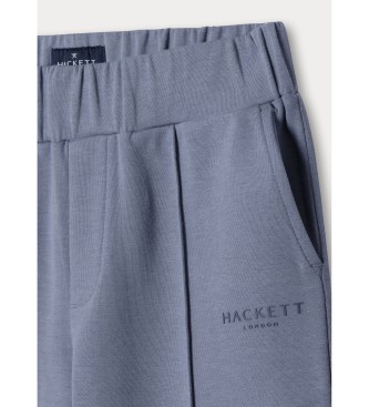 Hackett London Joggery Interlock w kolorze niebieskim