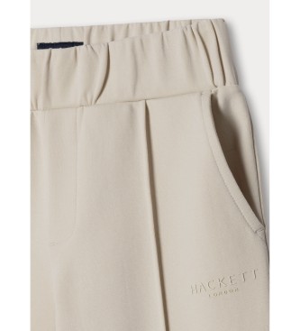 Hackett London Joggery Interlock naturalny beż