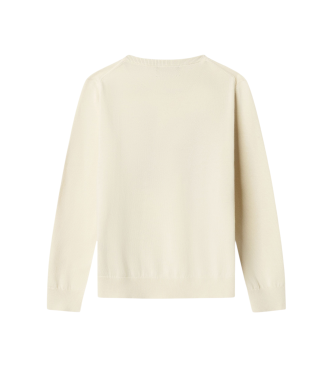 Hackett London Camisola Crew branco sujo