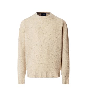 Hackett London Maglione Donegal beige