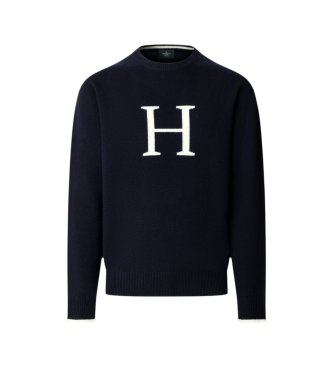 Hackett London Maglione Icon Kt Crew blu navy