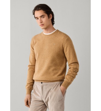 Hackett London Beige lambswool-sweater