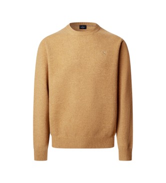 Hackett London Beige lambswool-sweater