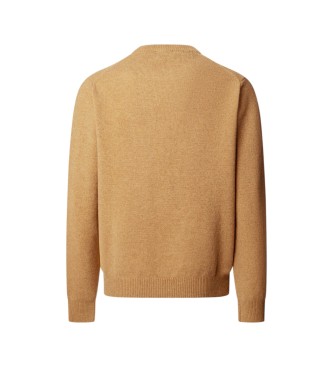 Hackett London Beige lambswool-sweater