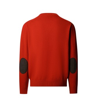 Hackett London Jersey Merino Cash Mix naranja