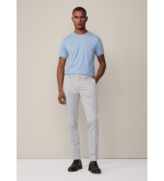 Hackett London T-shirt med spidser, bl