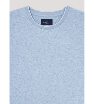 Hackett London T-shirt met tip blauw