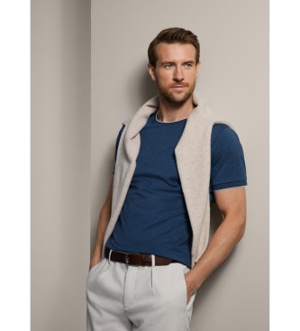 Hackett London Camiseta Tipped marino