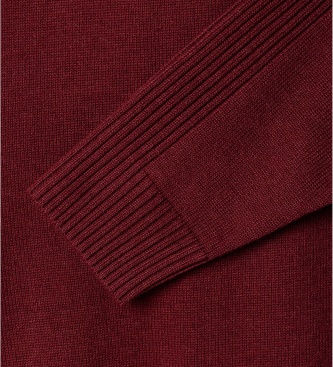 Hackett London Camisola Varsity bordô