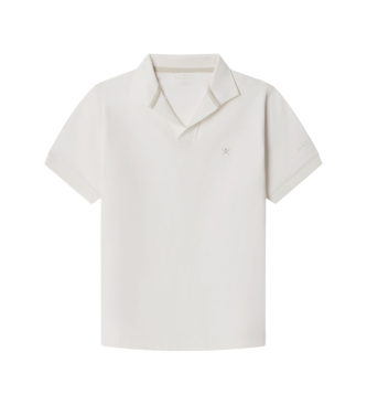 Hackett London Polo Johnny Collar blanc