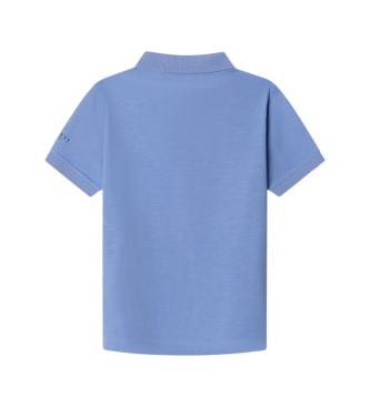 Hackett London Polo Johnny Collar bleu