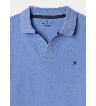 Hackett London Polo Johnny Collar bleu