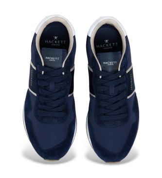Hackett London Sneakers blu navy Keston Symbol
