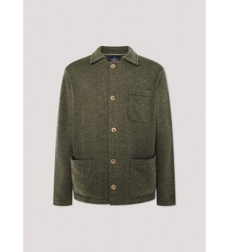 Hackett London Camisa de Punto verde