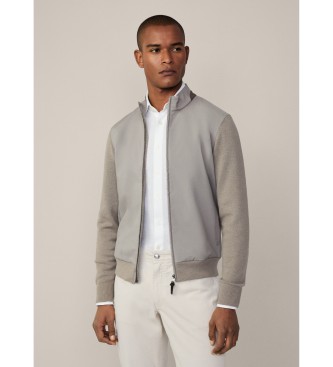 Hackett London Strick Fz Hybrid Jacke grn