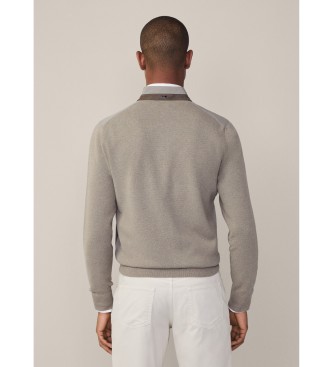 Hackett London Strikket Fz Hybrid-jakke grn