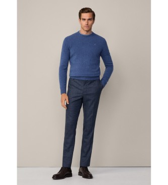 Hackett London Maglione blu tinta unita