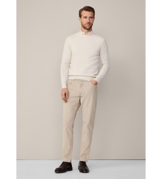 Hackett London Off-white plain jumper