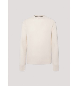 Hackett London Off-white plain jumper