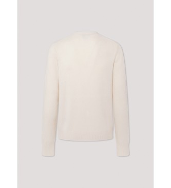 Hackett London Off-white plain jumper