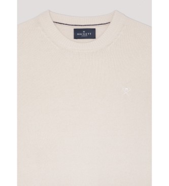 Hackett London Off-white plain jumper