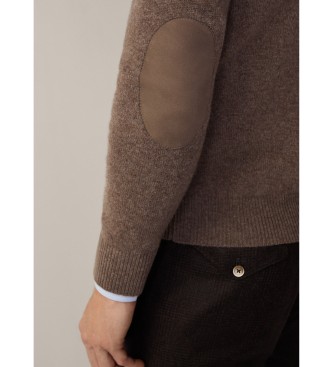 Hackett London Pullover Lana Zip brown