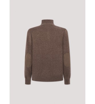 Hackett London Pullover Lana Zip brun