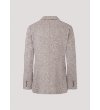 Hackett London Blazer bege Lin