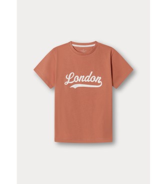 Hackett London Maglietta arancione London Tee