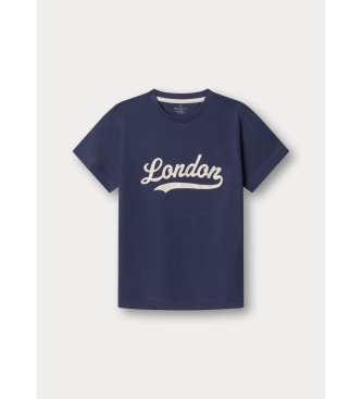 Hackett London Maglietta blu London Tee