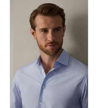 Hackett London Chemise Magic Chemise Graph Chk blue