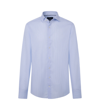 Hackett London Magic Skjorta Mel Stri bl