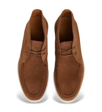 Hackett London Stivaletti Martins Chukka in camoscio marrone