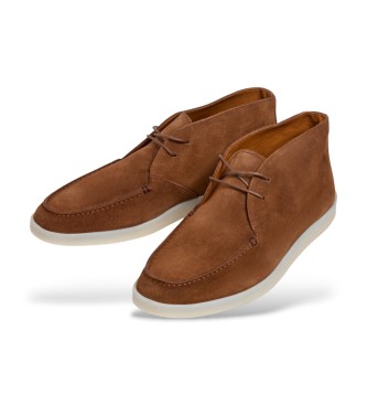 Hackett London Stivaletti Martins Chukka in camoscio marrone