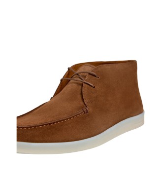 Hackett London Stivaletti Martins Chukka in camoscio marrone