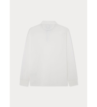 Hackett London Polo Mercerised Pique balnco