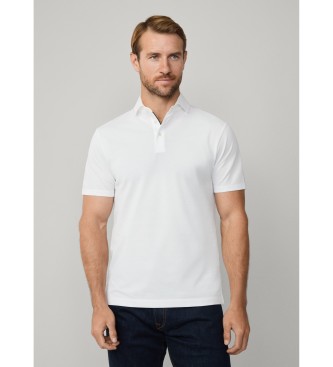 Hackett London Polo Mercerised Optic White bela